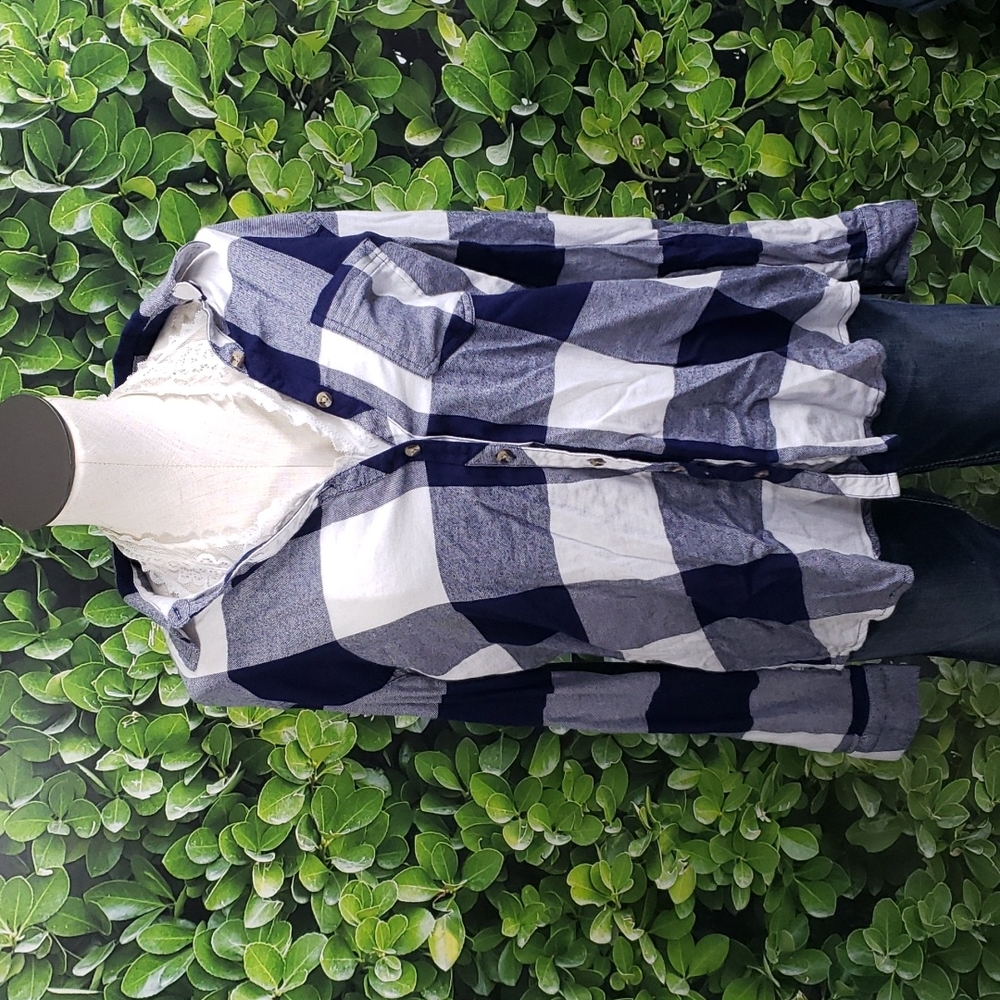 Maurices plaid button down